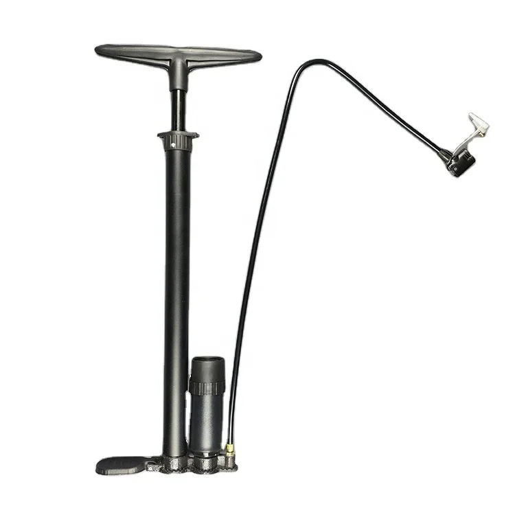 Excellent quality 3822A with ball needle with high pressure bag, pressure gauge bicycle pump