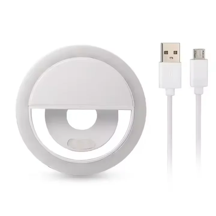 Hot selling Portable 3.2 Inch Makeup Beauty Small Ring Light Led Lamp Mini  Phone Selfie Fill LED Light