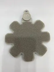 Reusable Wholesale Sponge Silicone Washing Sponge Kitchen Scrubber Flower Shape Cleaning Brush with Suction Cup Household Gadget