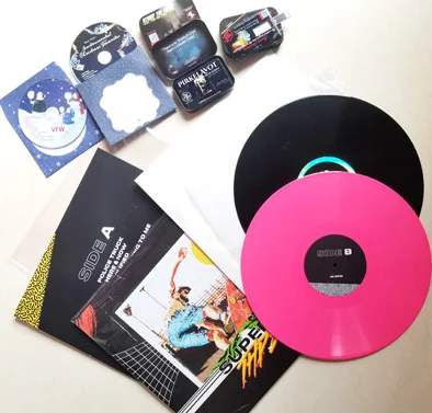 Replicate CD DVD in slim cd dvd case packaging with USB and Vinyl Record pressing