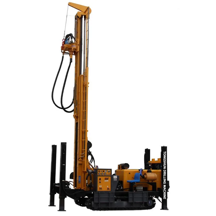 500 Meters Low Price Crawling Type Mining Water Well Drill Rig Rods Most Orders To Senegal