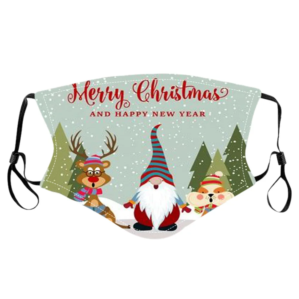 Reusable Face Mask Custom Christmas Three-Dimensional Cotton Ati Dust Custom Facemasks For Adult Children