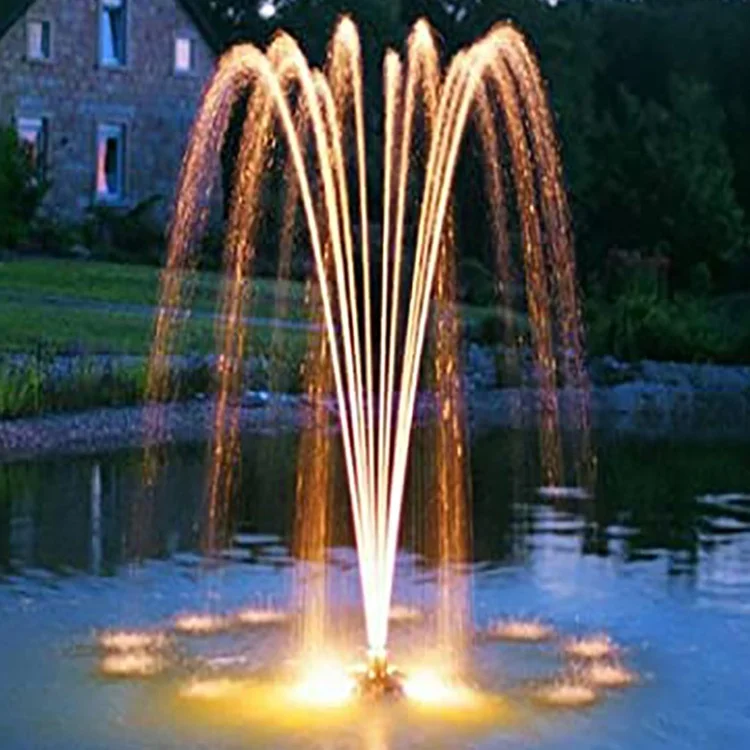 Fenlin spray water electric small size outdoor big size floating water fountain for school garden
