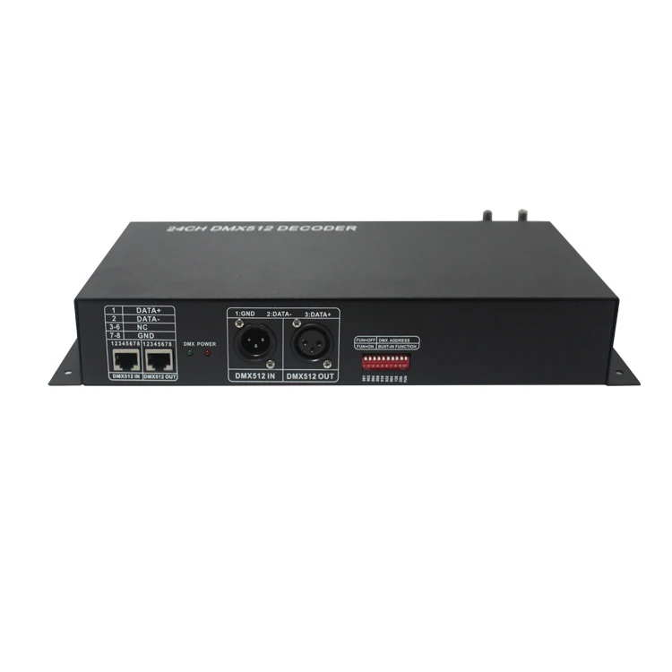 Dc12 24 В канала Dmx512 консоль освещения передатчик RGB Светодиодная лента контроллер декодер