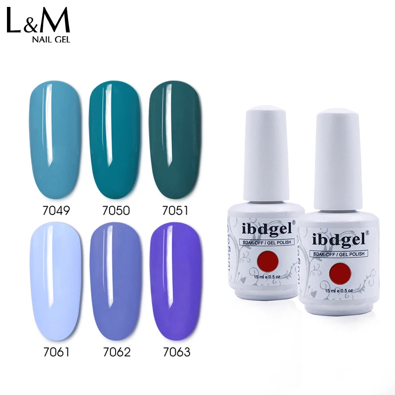 ibdgel private logo D-1series 432 colors gel nailart easy soak off gel polish