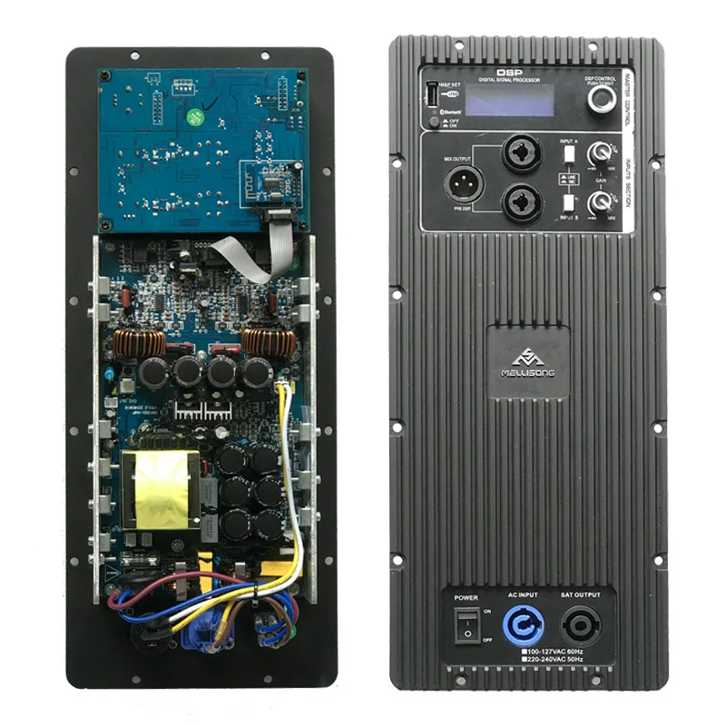 Professional High Power 1200W DSP Active Power Speaker Plate Amplifier Module Digital Audio for Subwoofer