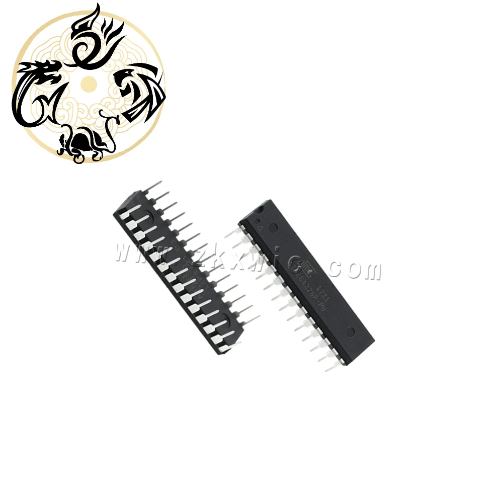 New Original Guaranteed Quality DIP-28 ATMEGA328P PU ATMEGA328P-PU Electronic Components IC BOM Chips