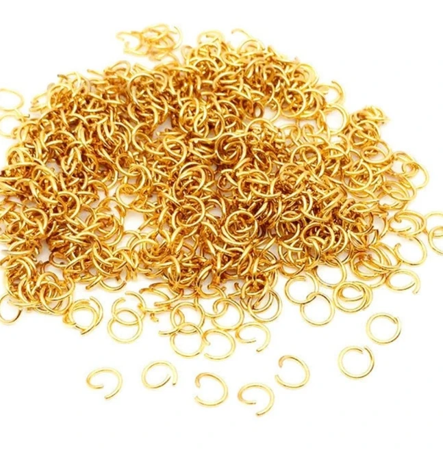 Wholesale Stainless Steel Jump Rings For Jewelry Making 3/4/5/6/8/10mm Open Jump Rings Can Be Made In Gold Silver Rose Gold