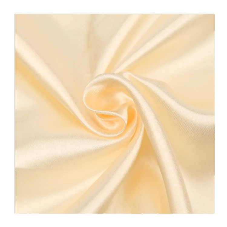 cheapest price 100% polyester satin fabric for lining fabric Shroud coffin fabric