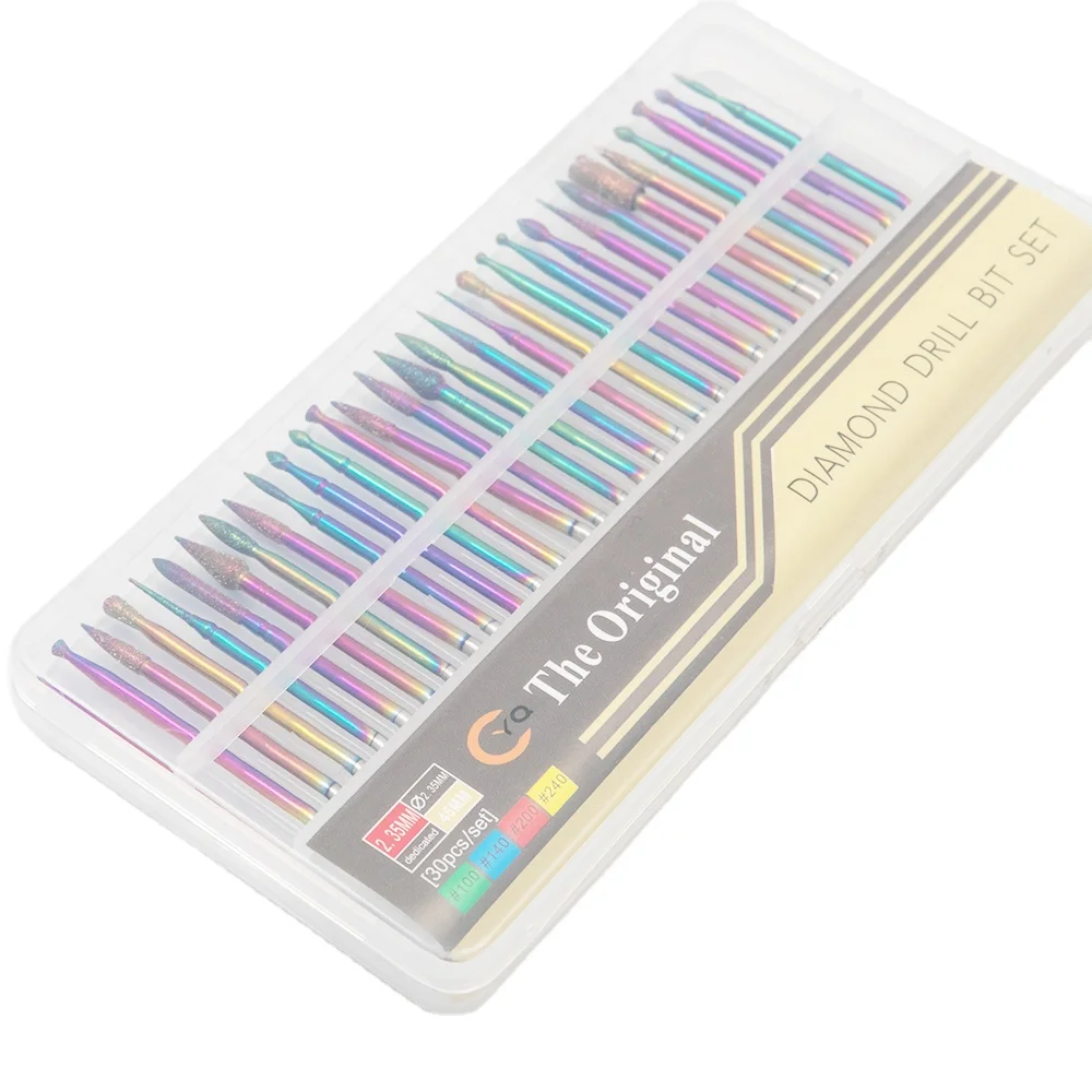 Nail Drill Bits set Diamond for nail drill machine Electrical Nail Drill