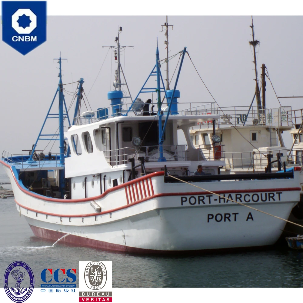 
30.8m China Manufacture New Commerical Recreational Best FRP Fishing Boat Fiberglass Trawler for Sale 