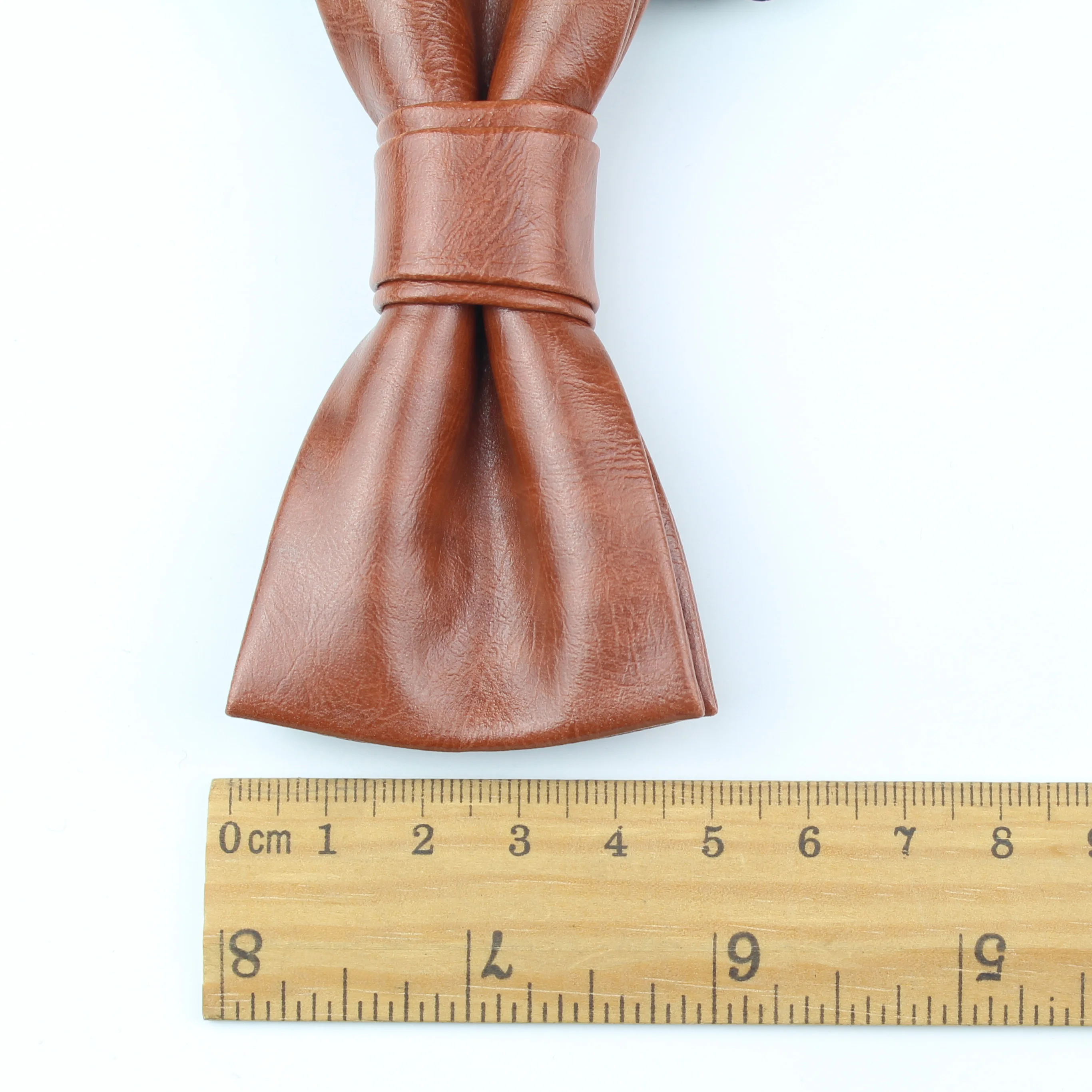 Fashion Valued Pu Leather Men Patchwork Bow Tie Female Necktie Red Gold Silver Adult Cravate Homme Wedding Party Ties For Men