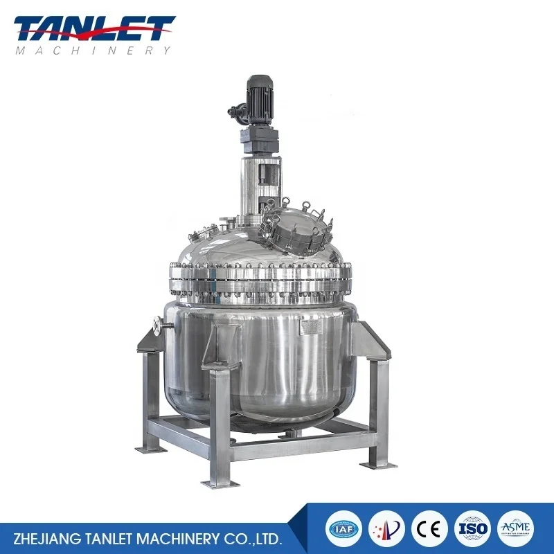 Stainless Steel Mixing Tank With Stirrer