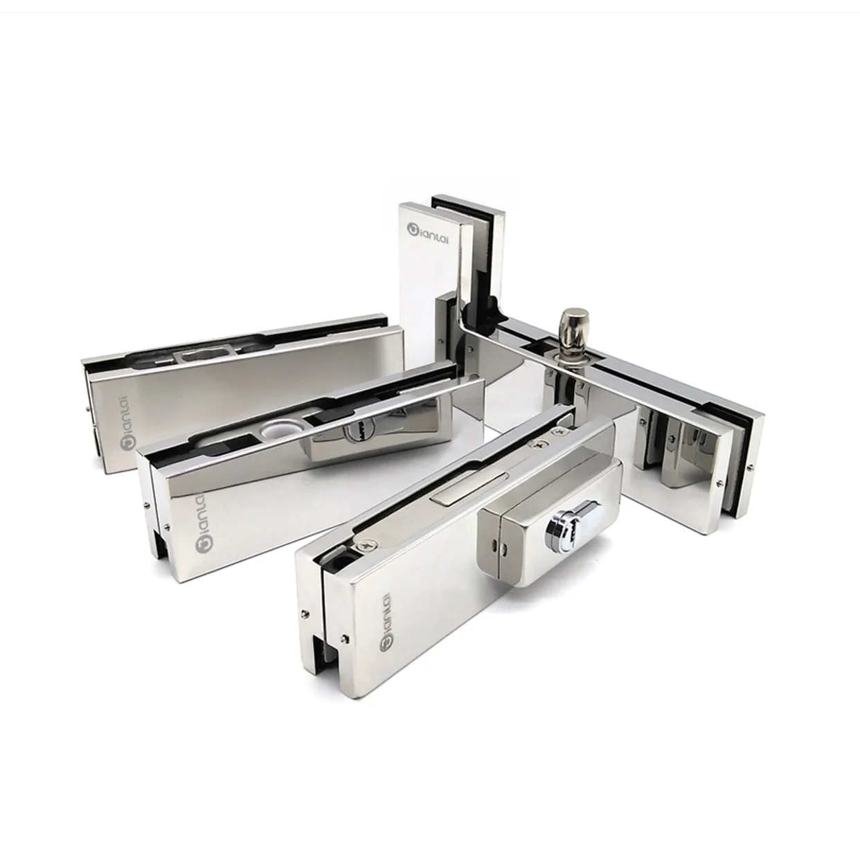 China professional supplier glass door connector clamp pivot top patch fittings