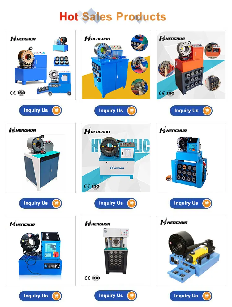 Popular Design 2 Inch 3inch Automatic Hose Pipe  Clamping Crimper Hydraulic Rubber Hose Crimping Machine