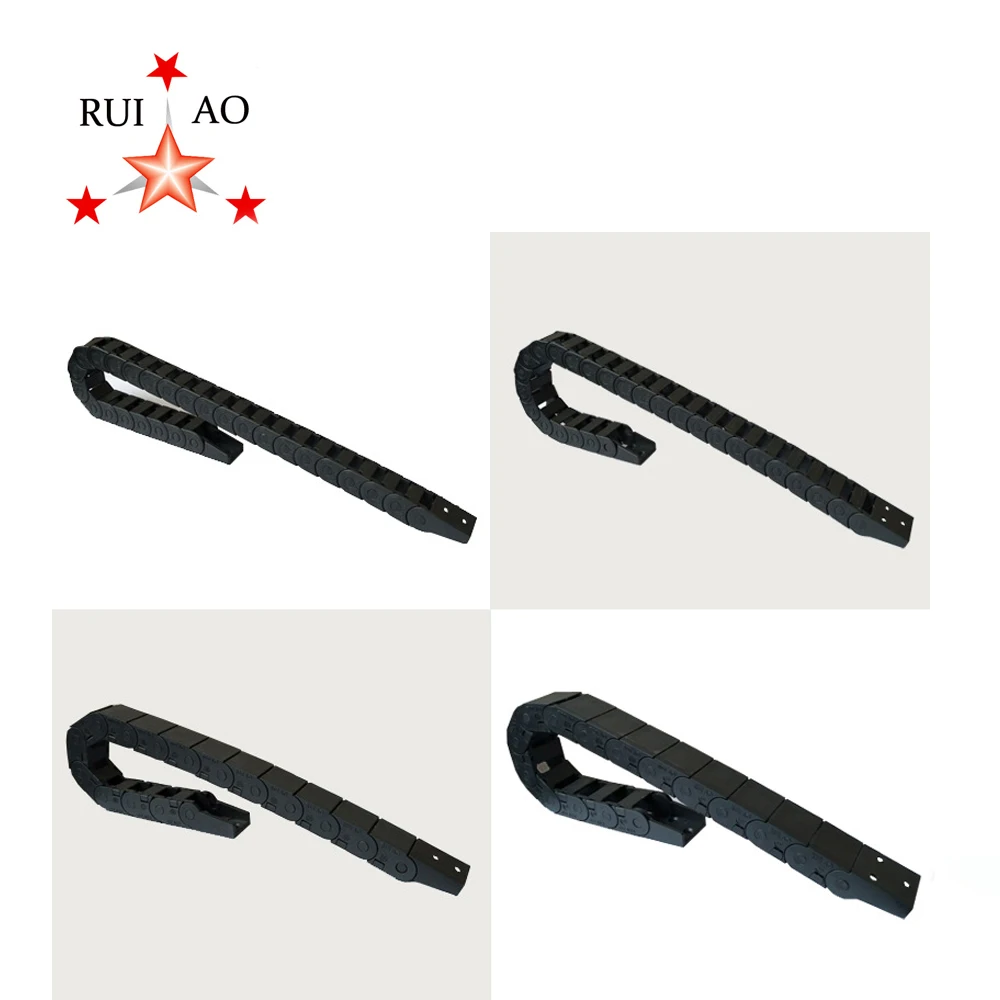Height 7/8/10/15/18mm small size plastic energy chain  flexible cable drag chain