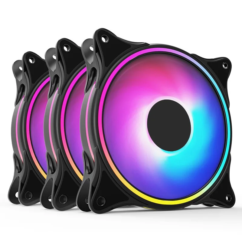 ARGB  Lighting Fan 120mm Quiet Smart Control RGB Fan