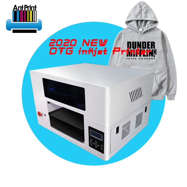 Best Price 12 color inkjet type direct to clothes automatic a4 a3 a2 dtg printer