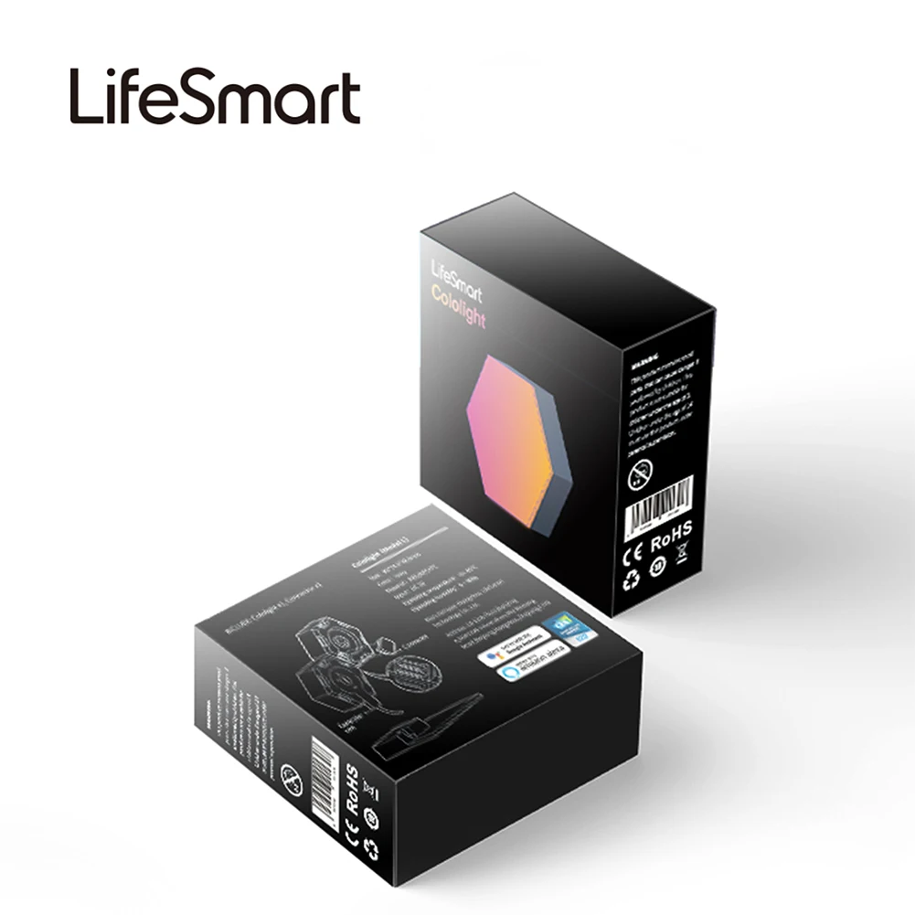 
LifeSmart Cololight Smart Quantum Light DIY Decoration Led Light Panel (Only One Cololight Blocks, Not Include Base), LS161 