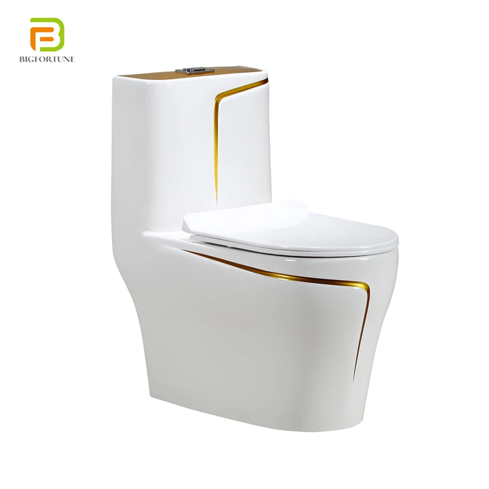 Modern Sanitary Ware Porcelain Inodoro Round Commode Toilet Bowl Bathroom Ceramic Green Color One Piece Toilets