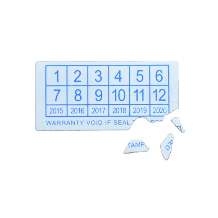 OEM A4 eggshell stickers paper custom tamper proof self destructible security vinyl blank eggshell stickers