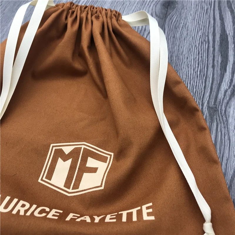 Custom Dust bag Canvas Cotton Drawstring Shoe Bags