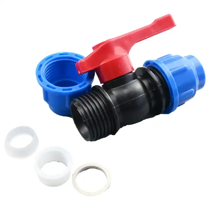 20mm 25mm 32mm 40mm 50mm 63mm Plastic Valve for Irrigation Pipe Fittings Hose Fitting Connectors