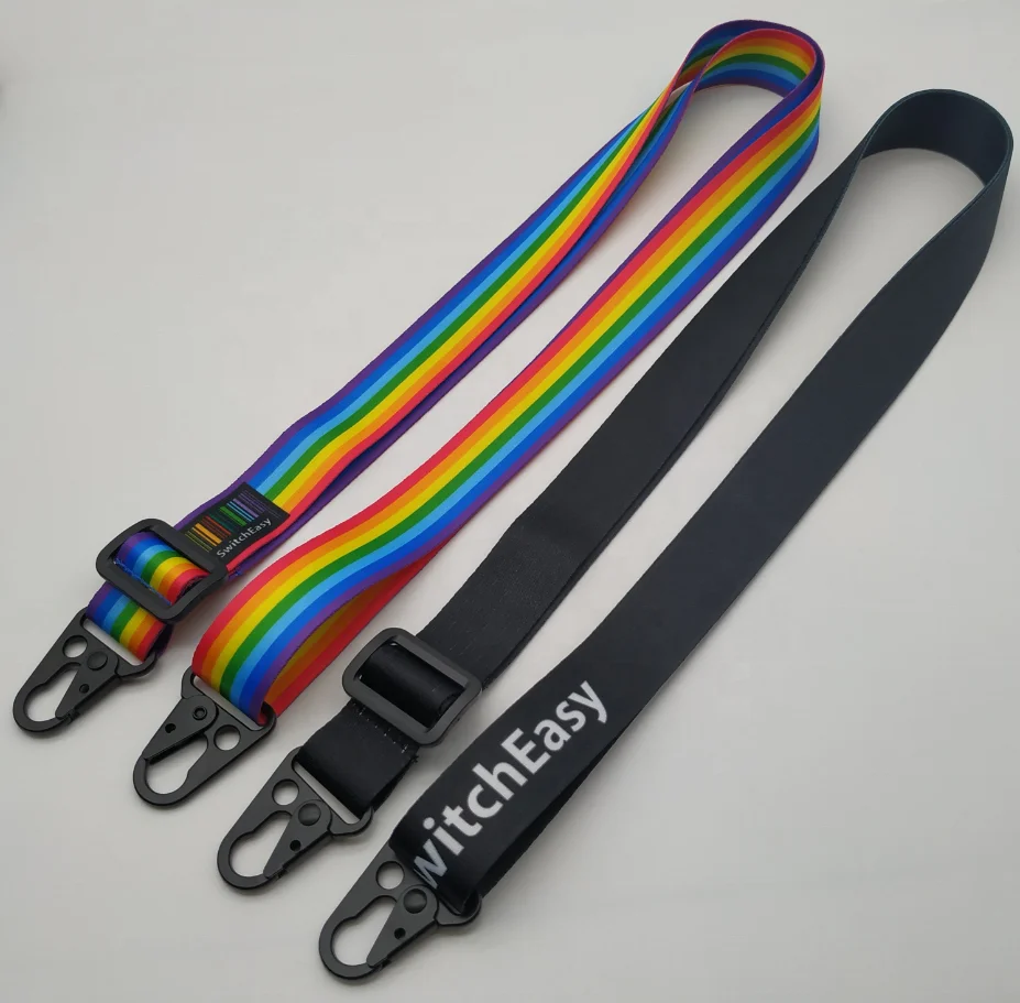 Black Snap Hook Swivel Hooks Carabiner Snap Buckle &Hooks For Handbag Strap Lanyard