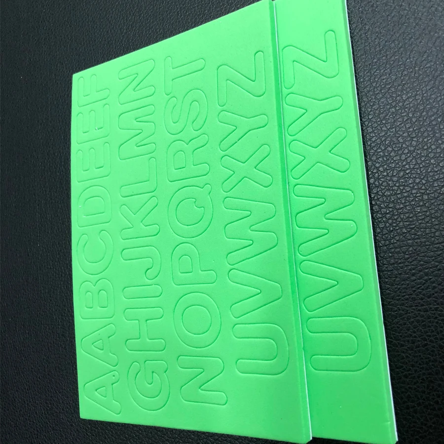 3mm letter size material word glued roll high elasticity die cutting eva polyurethane foam sheet