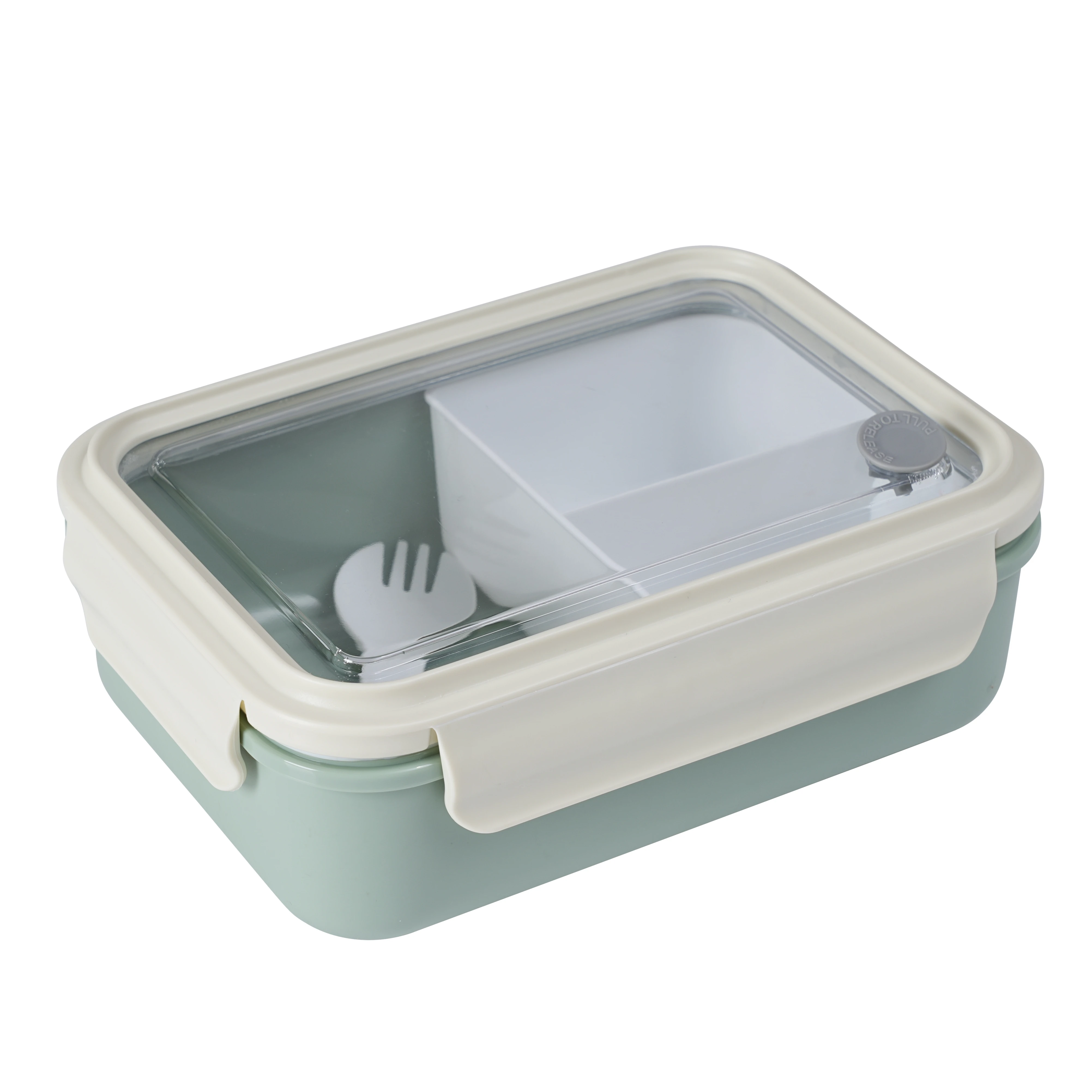 3 removable compartment lunch box microwave safe portable plastic lunch box with microwave vent