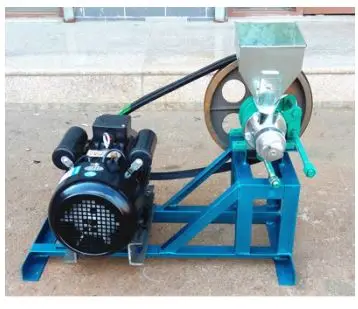 High efficiency mini type 4-5.5kw/6-8HP corn puffing rice snack Extruder machine rice / corn granule hot air puffer
