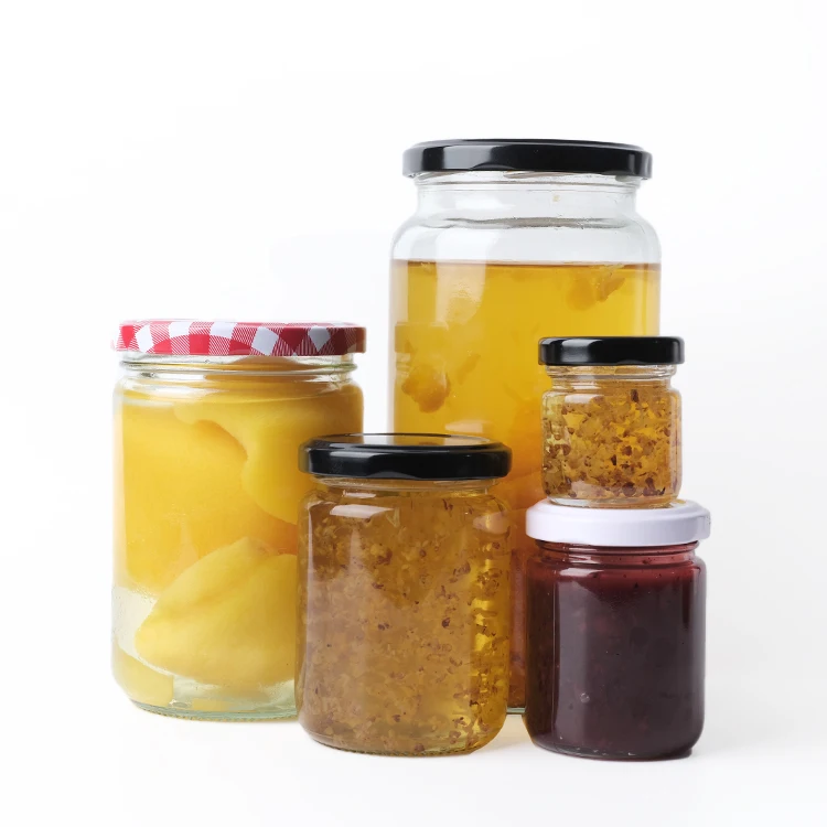 Wholesale Price 9 Oz 16oz 20oz Clear Straight Side Glass Jars For Jam