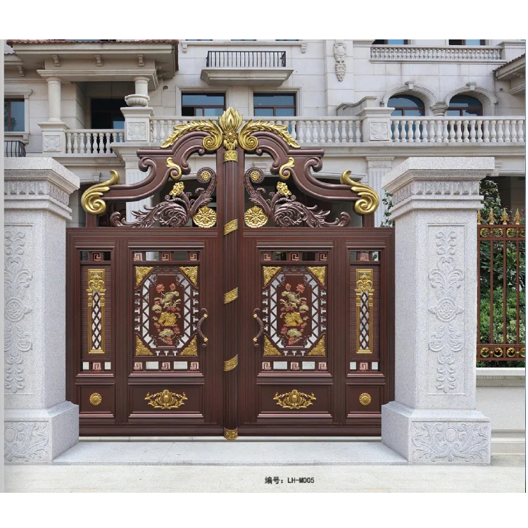 Wholesale Easy To Assemble Environmentally Friendly High Quality Main House Gate Designs Simple For Homes