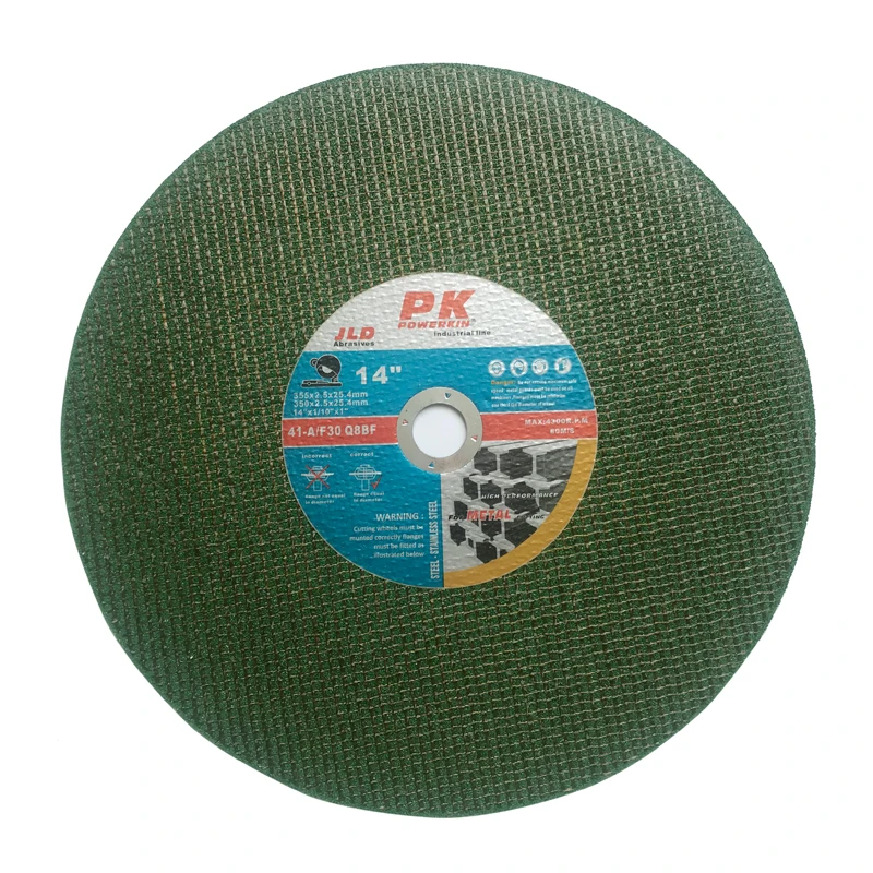 Factory Wholesale 14 Inch Double Net Cutting Disc For Cast Iron Metal and Inox Resin Bonded Abrasive Disc Cut Off Discs