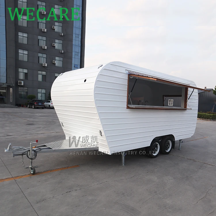 Wecare EEC действительная уличная Мобильная тележка для фаст-фуда грузовик кофе мороженого киоск продажи