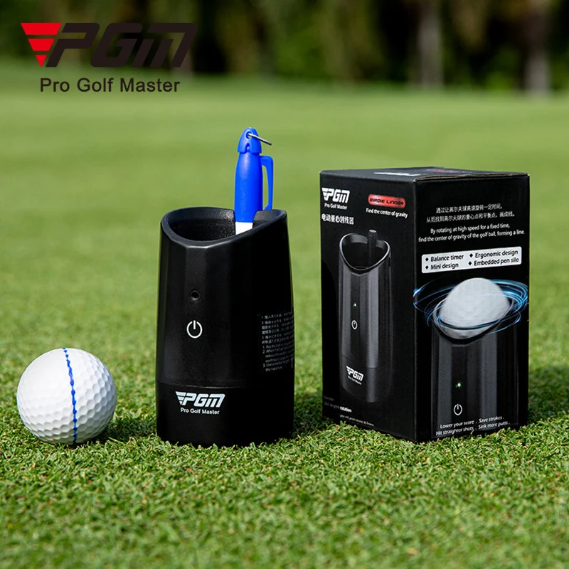 PGM HXQ012 new design electric find the center of gravity distribution line golf ball line marker customized Wholesale