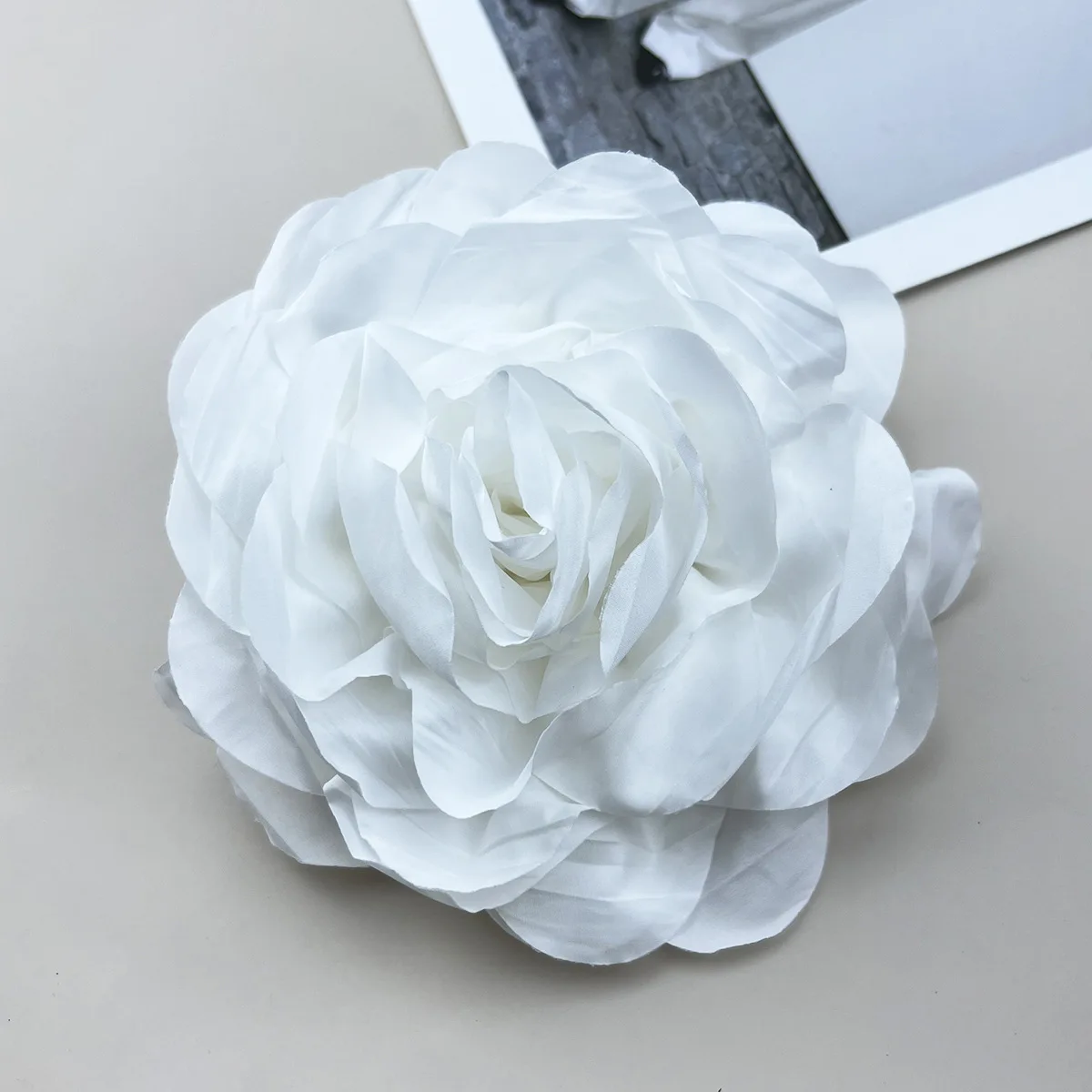 BOXUAN Premium Large Flower 17cm Temperament Brooch Brooch Pin Handmade  Flower Brooch For Women