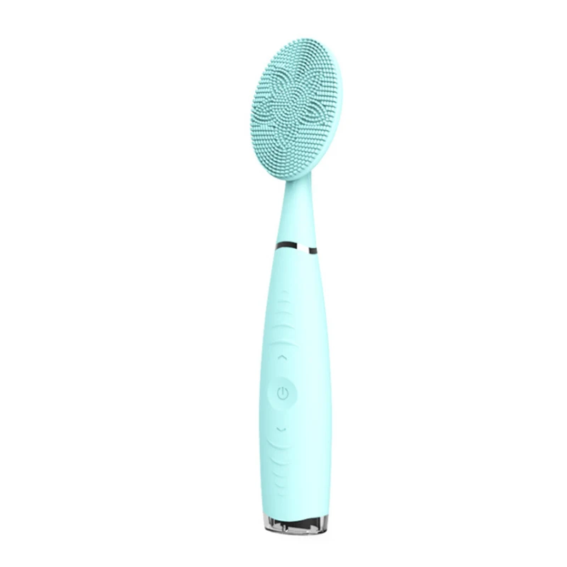 electric face brush waterproof ipx6  high frequency vibration massage beauty muscle deep cleaning handheld face brush cleanser