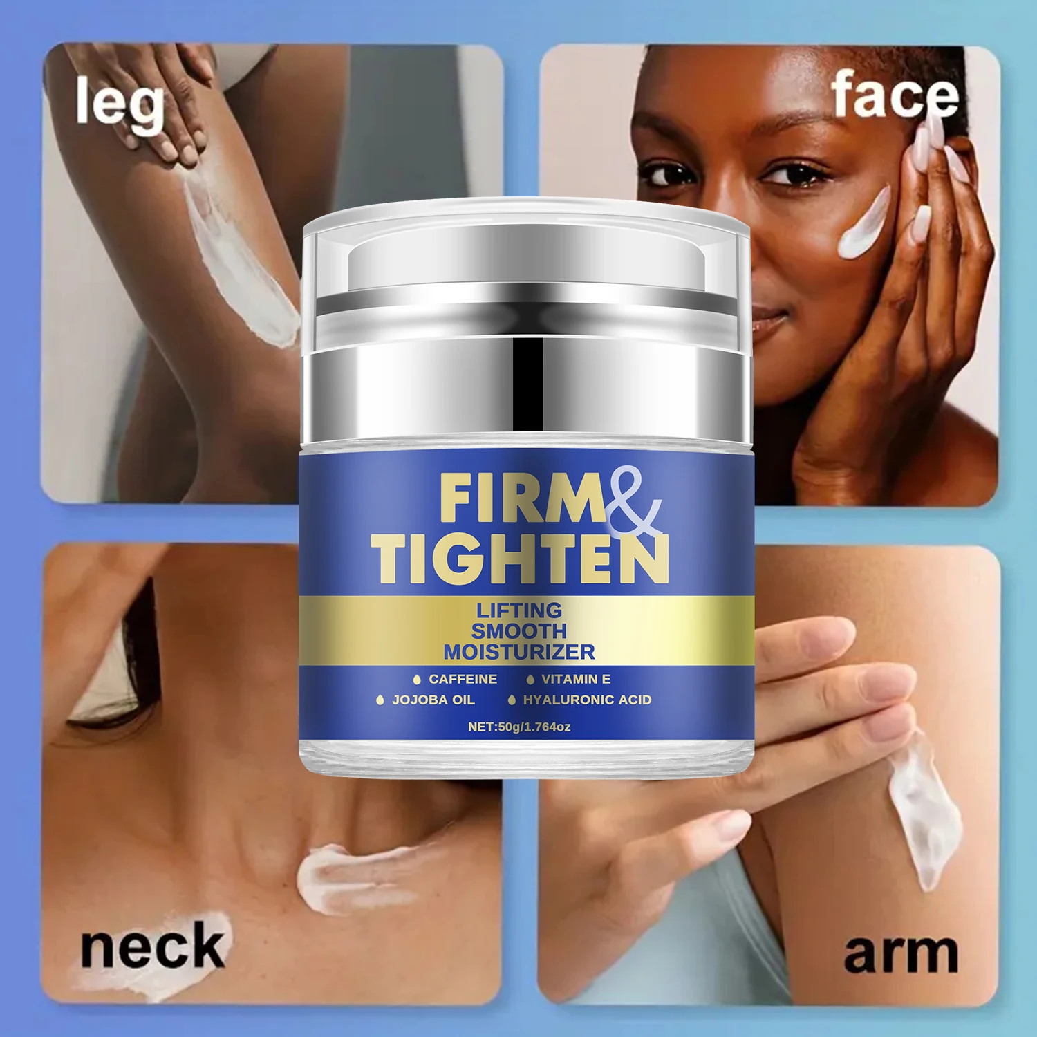 Beauty Products Skin Glowing Face Care Vitamins Hyaluronic Acid Elastic Firming Non-greasy Firming & Tightening Facial Cream