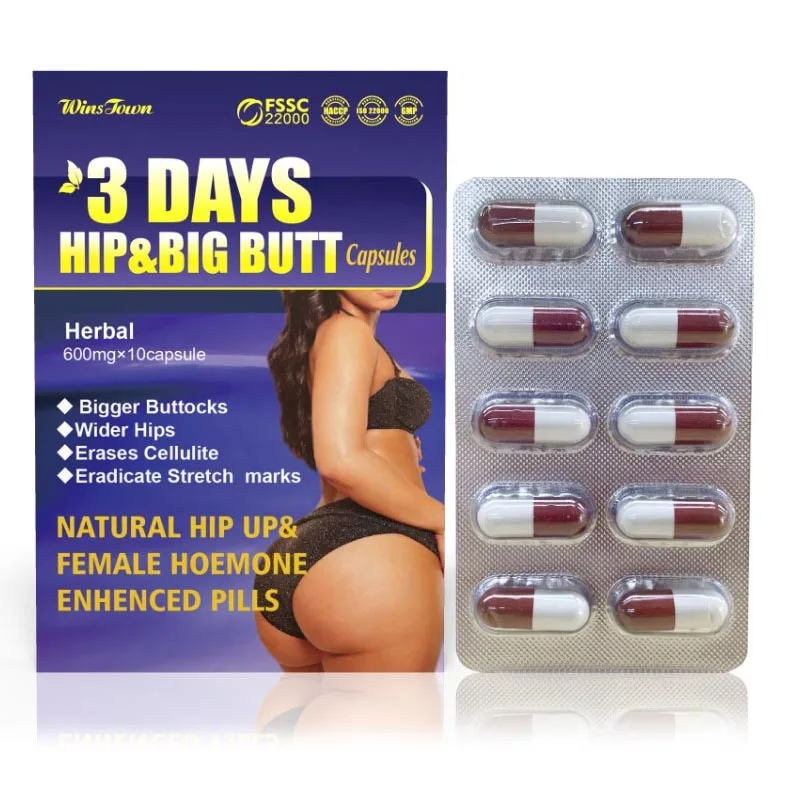 3 days hips and big butt capsules girls boobs butt enhancement lifter ass pills for women body shaper