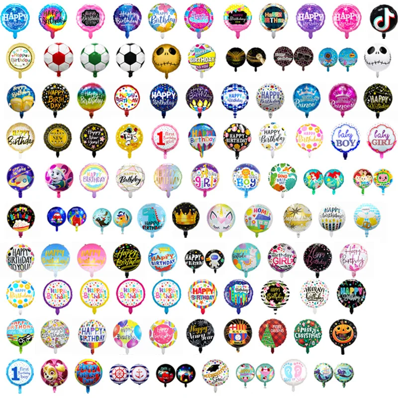 balloon vender 18 inch round aluminum film balloon wedding room birthday party decoration manufacturers wholesale balloons