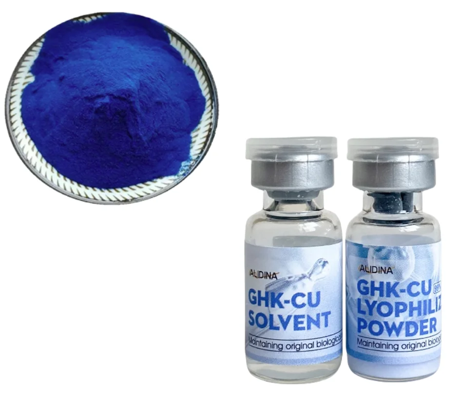 99.99% Purity Blue Copper Peptide Ampoule Essence Repair Facial Hyaluronic acid Moisturizing Rejuvenation Anti-Aging Skin Care