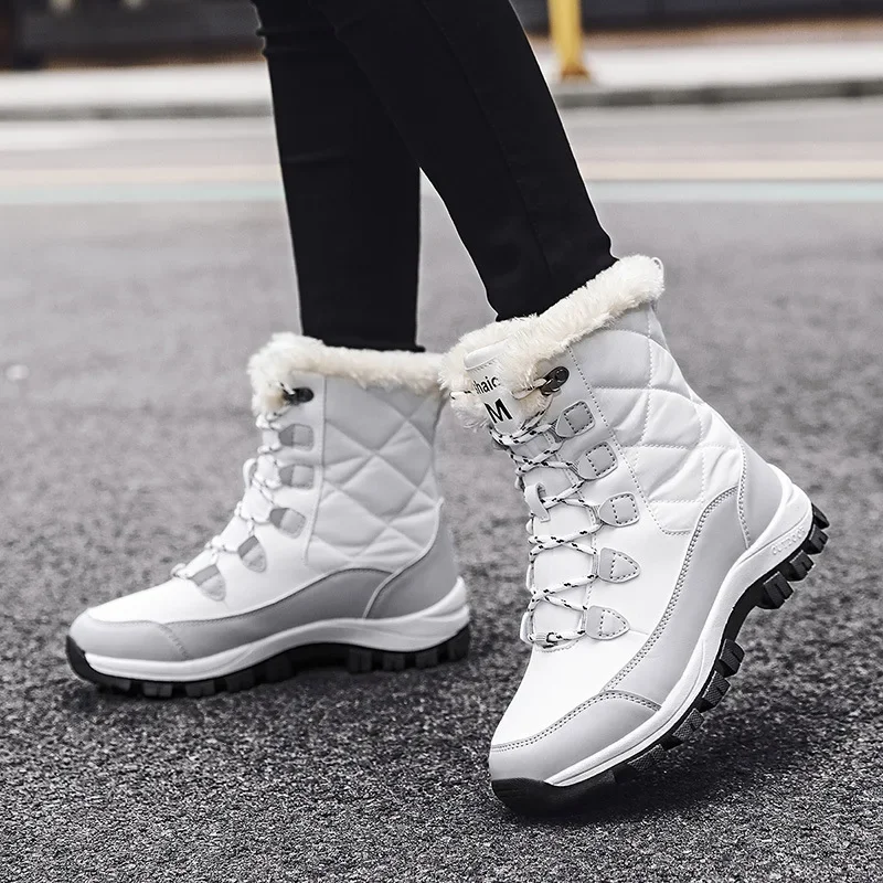 Winter Thermal Cotton Shoes Outdoor Anti Slip Fur Lining Fluffy No reviews yet 400 sold