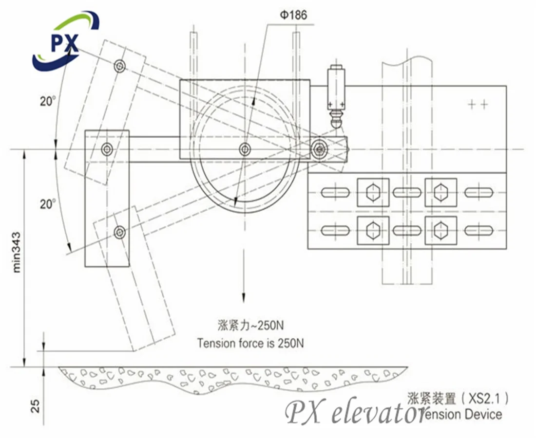 Лифтовый регулятор превышения скорости XS2 XS1 XS3-B XS2A(Y) XS2(Y) лифтовый ограничитель лифта запасные части
