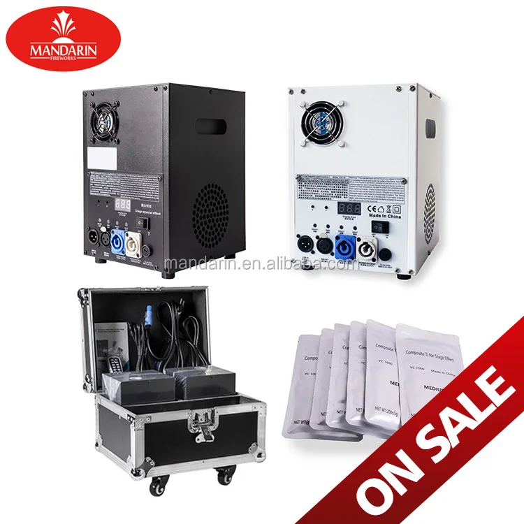 Liuyang 600 Вт 650 dmx 512 струя холодная Искра фонтан сценический фейерверк пиротехнический холодный Пиро-Бенгальский Распылитель белый для свадьбы