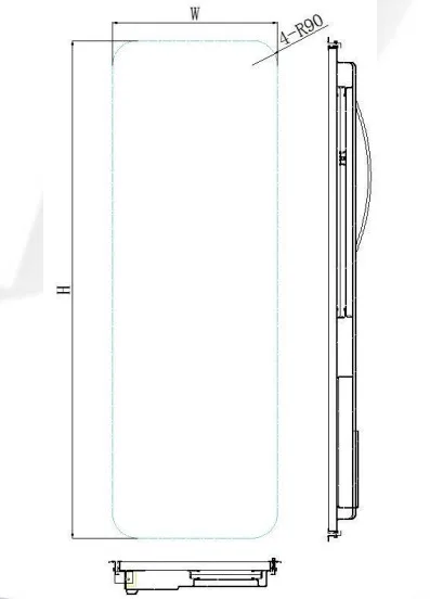 Europe Rv Caravan Motorhome Door With Sliding Screen