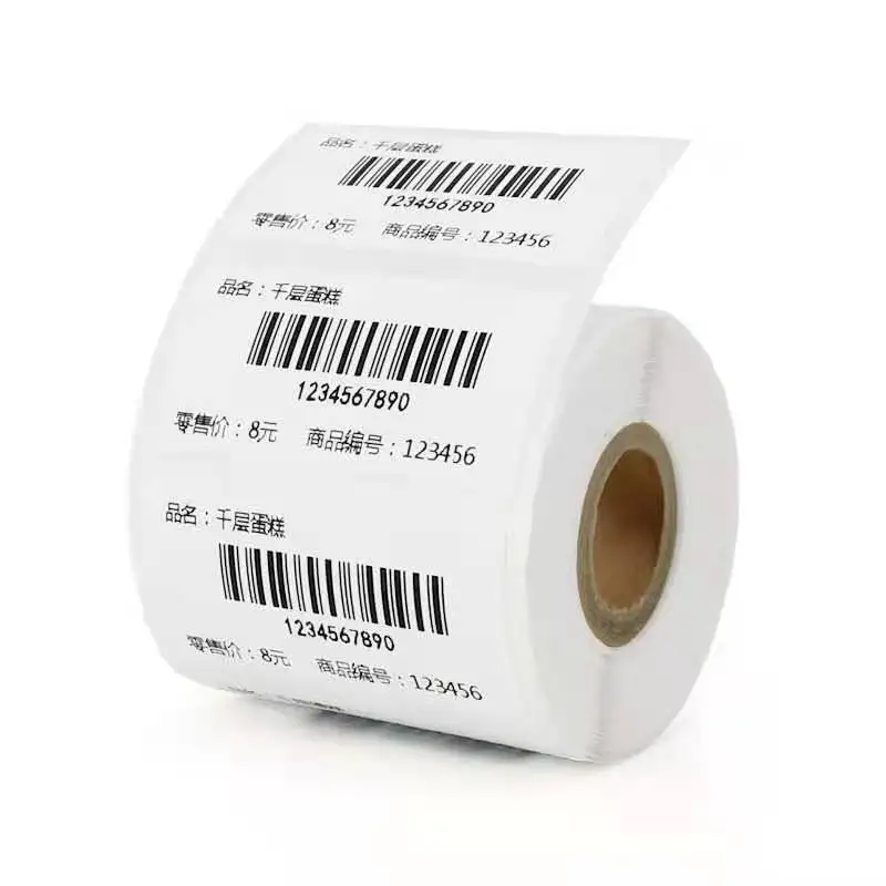 Tearproof/Anti-scratch Thermal Label Paper Self-adhesive Clothing Tag Label Paper for portable label printer ER-5801