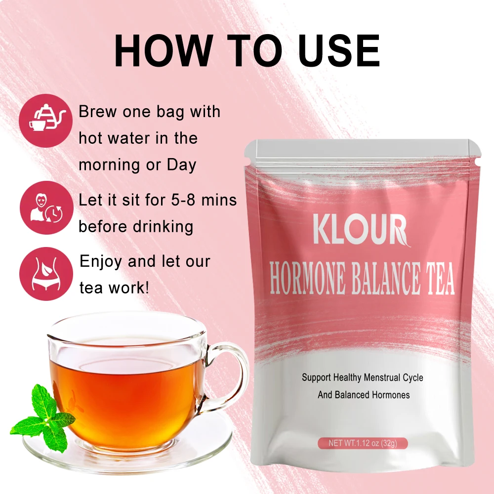 Organic PCOS hormone balancing tea tailored for women