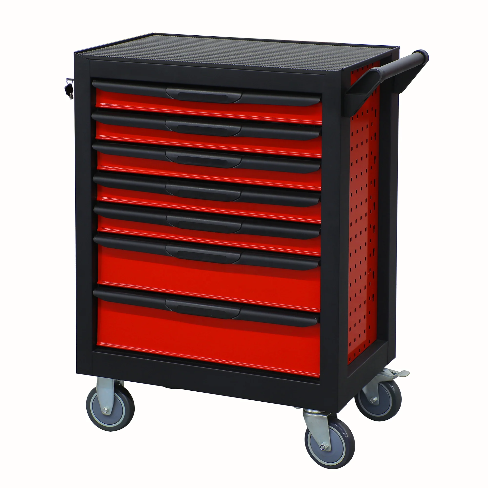 Hongfei new desgin cheap tool box with wheels and handle