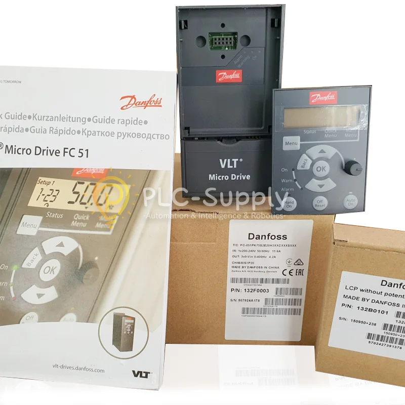 Hot selling series Danfoss VLT Micro Drive FC 51 Drives Low voltage drives industrial control 132F0003+132B0101